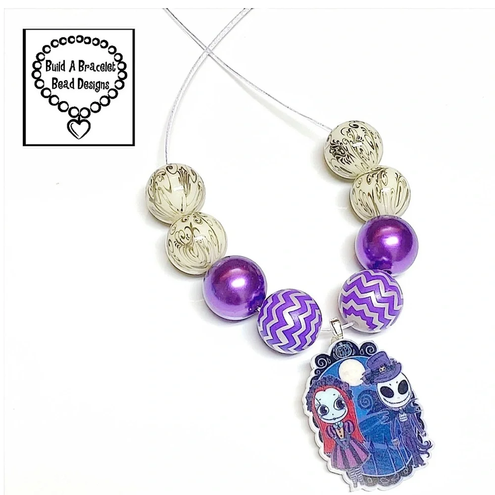 Jack n Sally Cameo Necklace